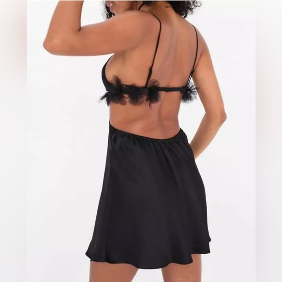 For Love & Lemons black Dress Victoria’s Secret Collab - Picture 2 of 4